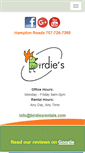 Mobile Screenshot of birdiesrentals.com